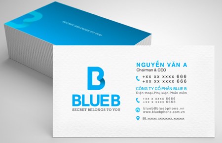 Thiết kế bộ nhận diện thương hiệu BlueB