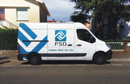 Bộ nhận diện cty Chuyển phát và Giao nhận FSD