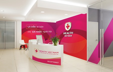 Bộ nhận diện thương hiệu phòng khám Health Việt Nam