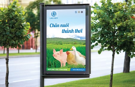 Bộ nhận diện thương hiệu Dinh Dưỡng Lạc Hồng