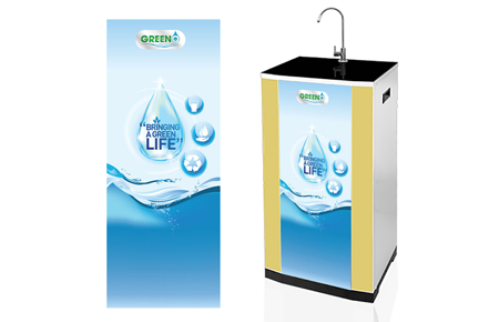 Thiết kế cây máy lọc nước GreenO
