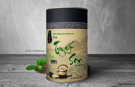 Thiết kế hộp chè Tuyết Sơn