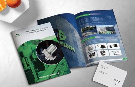 Thiết kế catalog CT XNK TM Vân Sinh