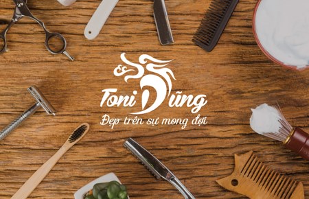 Thiết kế nhận diện Salon tóc Toni Dũng