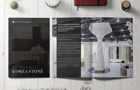 Thiết kế catalogue Công ty Korea Stone