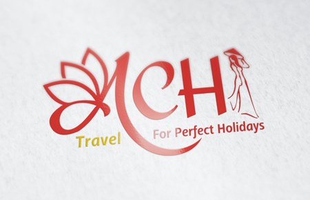 Thiết kế logo CT Du lịch quốc tế ACHI