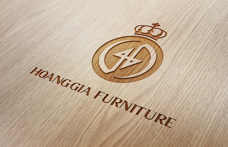 Thiết kế logo Công ty CP Kiến trúc TT Nội thất Hoàng Gia