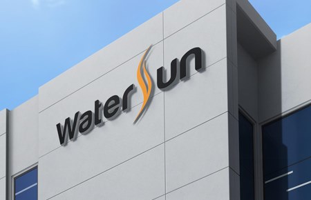 Thiết kế logo bàn trà Watersun