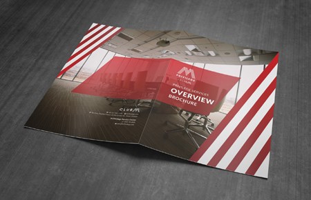 Thiết kế brochure Công ty Club M