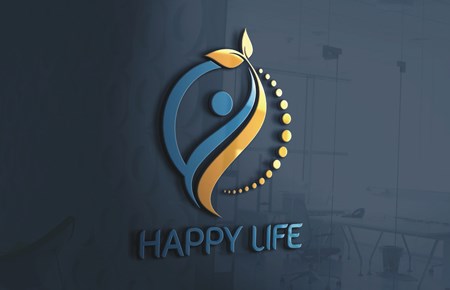 Thiết kế logo Trung tâm Happy Life