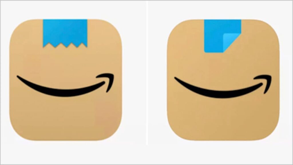 Amazon đã thay đổi logo cho ứng dụng của hãng trên nền tảng Android và iOS