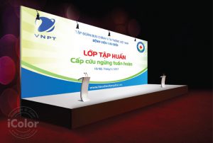 ICOLOR đã lên giải pháp thiết kế logo cho Bệnh viện bưu điện.