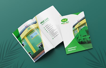 Thiết kế profile Công ty Nhật Việt