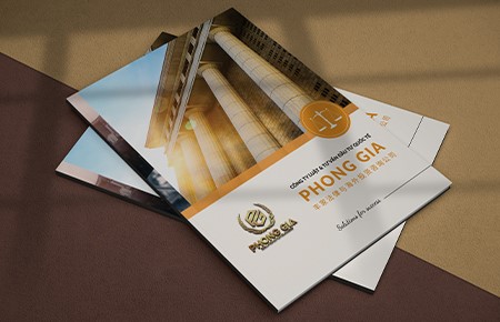 Thiết kế profile Công ty Luật và Tư vấn đầu tư quốc tế Phong Gia