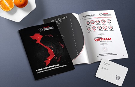 Thiết kế profile Công ty Vietnam Blockchain