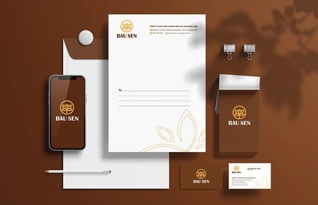 Thiết kế bộ nhận diện thương hiệu Công ty Cây xanh Bàu Sen