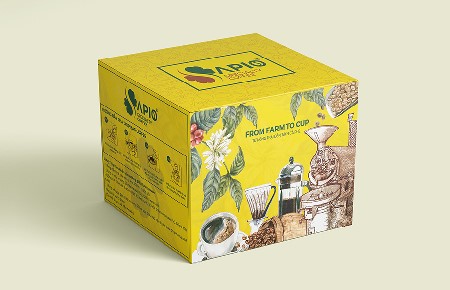 Thiết kế Bao bì, Hộp đựng Cafe Sapio